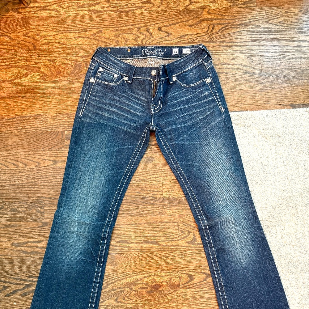 Miss Me Bootcut Jeans | Size 27 | Bling Pockets